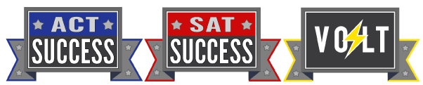 ACT Success, SAT Success and VOLT logos